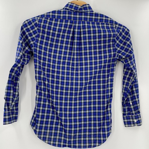 Vineyard‎ Vines Mens Small Blue Red Long Sleeve Button Up Slim Fit Murray Shirt - Picture 5 of 5